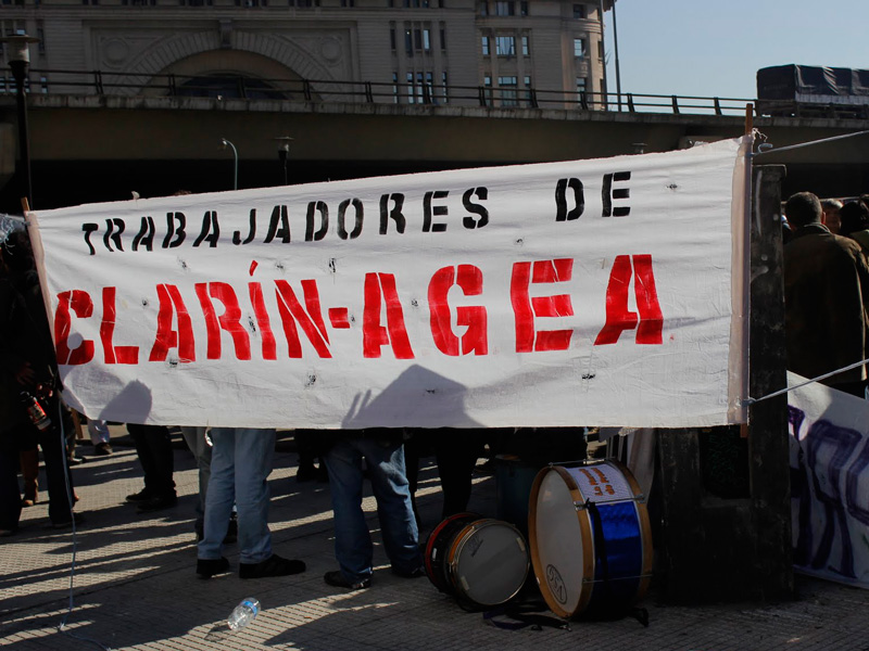 Clarín sin firmas por protesta gremial