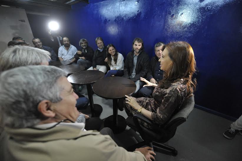 CFK se reunió con sindicalistas y hablaron de la "alarmante" situación laboral