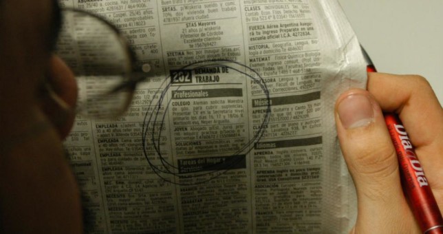 Se derrumbó 31% la demanda laboral en Córdoba Se derrumbó 31% la demanda laboral en Córdoba