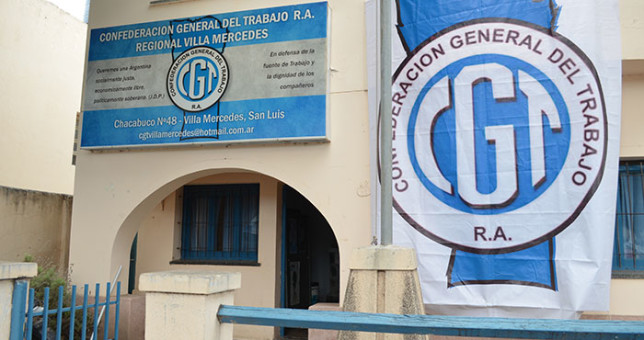 La CGT San Luis denunció una situación crítica La CGT San Luis denunció una situación crítica