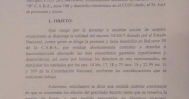 La Conadu pidió un amparo para suspender el Decreto que modifica las ART La Conadu pidió un amparo para suspender el Decreto que modifica las ART