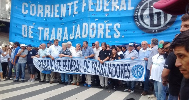 La Corriente Federal le reclamó al triunvirato que el paro sea el 30 de marzo La Corriente Federal le reclamó al triunvirato que el paro sea el 30 de marzo