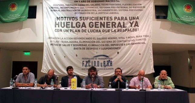 Aceiteros desafían el techo paritario y van por un 35% Aceiteros desafían el techo paritario y van por un 35%
