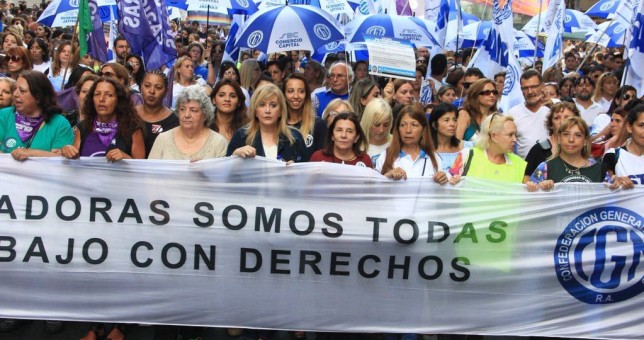 Importante presencia sindical en el #8M Importante presencia sindical en el #8M