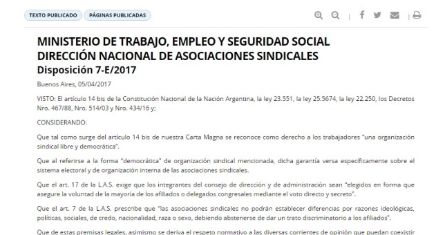 El Gobierno publicó “recomendaciones” a los gremios y volvió a vincularlos a mafias El Gobierno publicó “recomendaciones” a los gremios y volvió a vincularlos a mafias