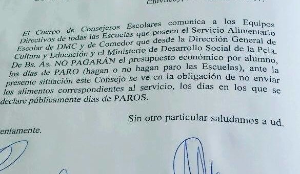 Vidal recorta los comedores escolares a los pibes para presionar a los docentes Vidal recorta los comedores escolares a los pibes para presionar a los docentes