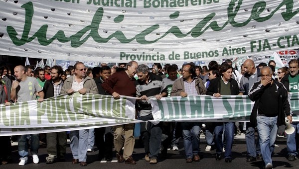 Los judiciales no aflojan y van a otro paro de 48 horas por paritarias en tierra de Vidal Los judiciales no aflojan y van a otro paro de 48 horas por paritarias en tierra de Vidal