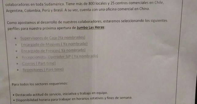 La flexibilización laboral en los supermercados ya no se esconde La flexibilización laboral en los supermercados ya no se esconde