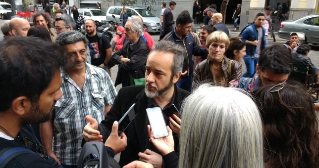 Movilizaron los docentes porteños por la falta de 12 mil vacantes y la reforma educativa Movilizaron los docentes porteños por la falta de 12 mil vacantes y la reforma educativa