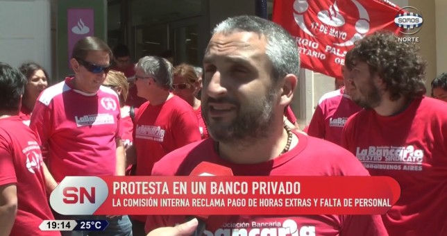 Tensión en el SantanderRio