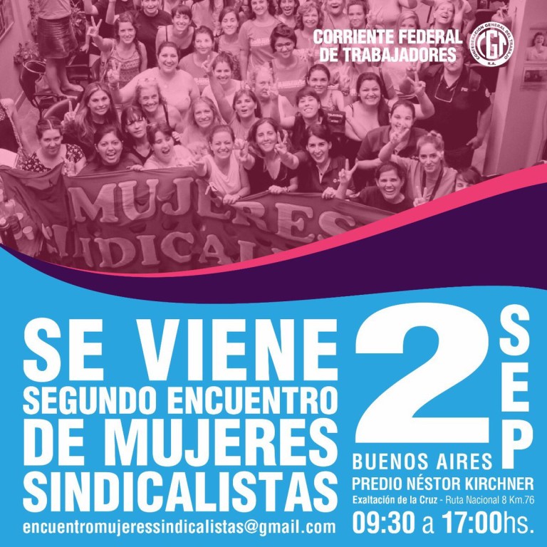 Mujeres Sindicalistas en contra de la Reforma