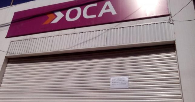 OCA todavÃa debe el 50 por ciento del salario a sus 7 mil empleados y hay preocupación