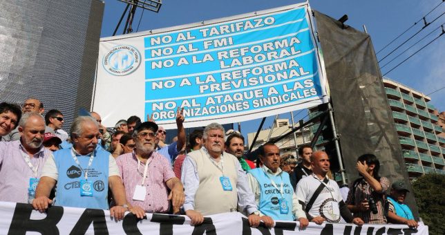 Masiva movilización en Córoba contra Macri y el FMI Masiva movilización en Córoba contra Macri y el FMI