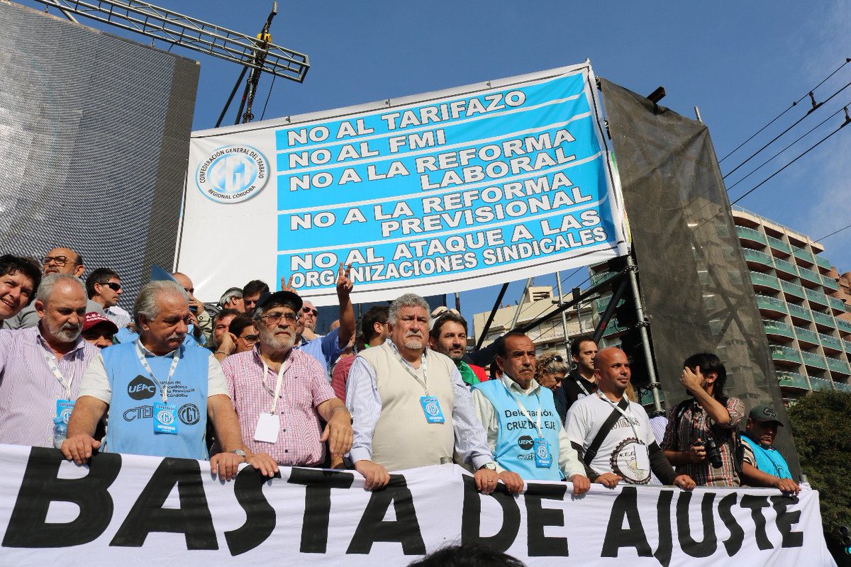 Masiva movilización en Córoba contra Macri y el FMI