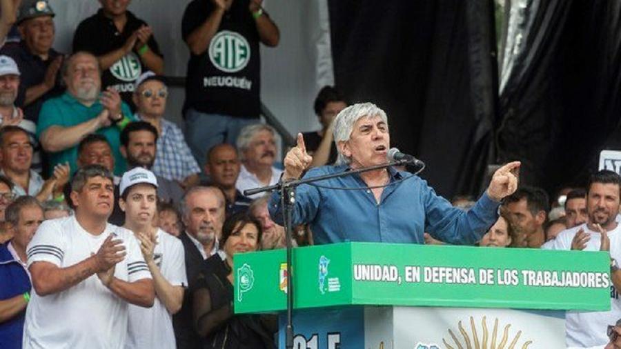 Moyano y la multisectorial del #21F advierten: "Si hay veto, habrá paro nacional"