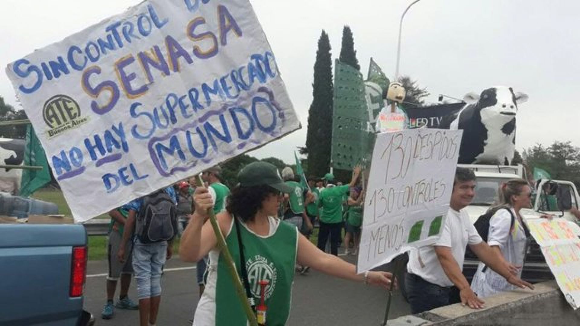 El paro contra los despidos en el Senasa sigue hasta el viernes