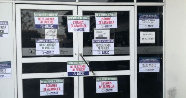 Trabajo dictó conciliación obligatoria a trabajadores de la AFIP