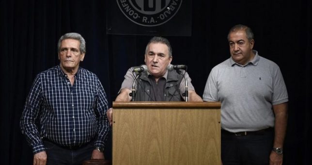 El paro de la CGT abroquela a todo el arco sindical contra la política económica de Macri El paro de la CGT abroquela a todo el arco sindical contra la política económica de Macri