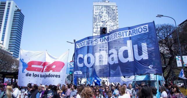 Docentes universitarios lanzaron un paro en rechazo de la “profundización del ajuste” del Presupuesto 2019 Docentes universitarios lanzaron un paro en rechazo de la “profundización del ajuste” del Presupuesto 2019