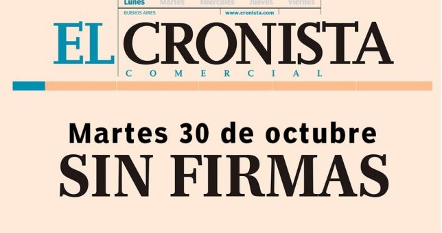Por un conflicto salarial El Cronista se publicó sin las firmas de sus periodistas