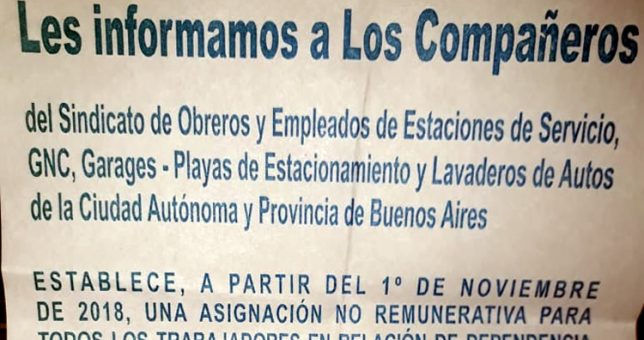 Acuña le comunicó a sus afiliados que tienen que cobrar el bono, pero las empresas dicen que no pueden pagar