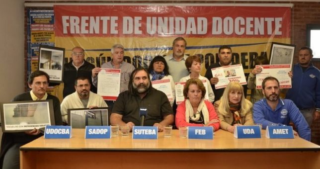 Los docentes ya le piden a Vidal la “urgente” convocatoria a paritarias para que comiencen las clases