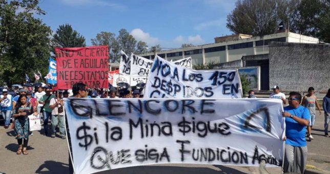 Jujuy: Con ayuda de Nación, la minera Glencore despidió a 130 trabajadores Jujuy: Con ayuda de Nación, la minera Glencore despidió a 130 trabajadores