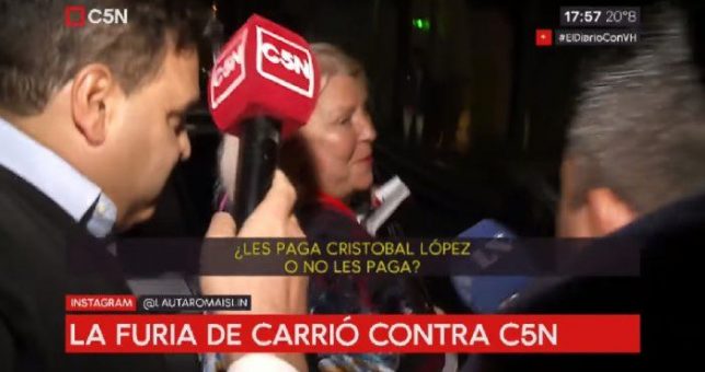Para el gremio de televisión, las palabras de Carrió confirman que hay persecución contra C5N