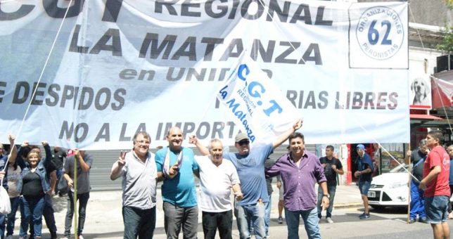 Caravana de la CGT La Matanza por la producción y el trabajo Caravana de la CGT La Matanza por la producción y el trabajo