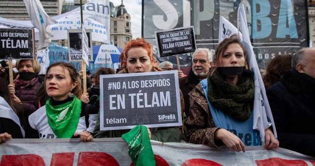 Inminente regreso del conflicto por despidos masivos en Telam Inminente regreso del conflicto por despidos masivos en Telam