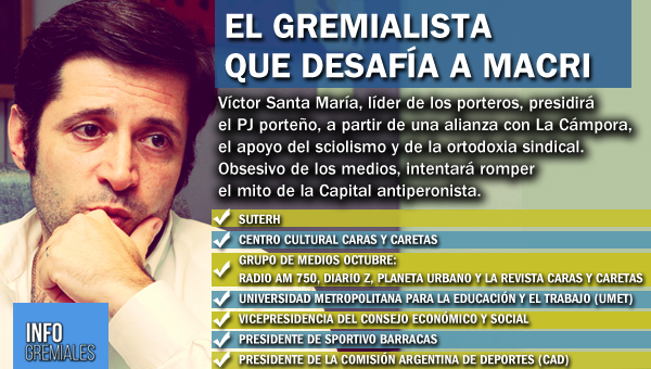 El gremialista que desafía a Macri