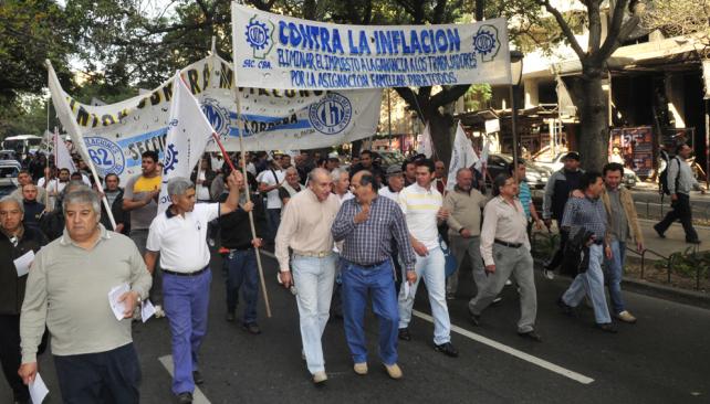 Paro y marcha de metalúrgicos cordobeses