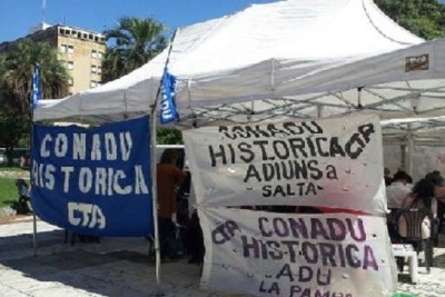 CONADU Histórica ratificó las medidas de fuerza