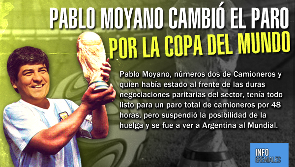 Pablo Moyano cambió el paro por la Copa del Mundo