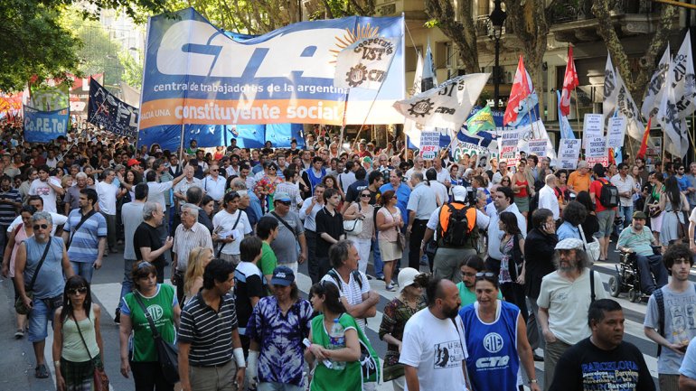 La CTA marcha al congreso