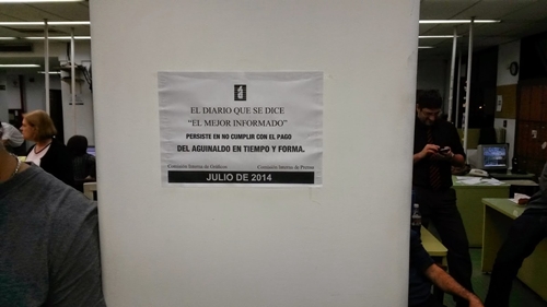 Trabajadores de Ámbito Financiero en alerta