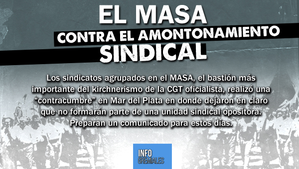 El MASA contra el amontonamiento sindical