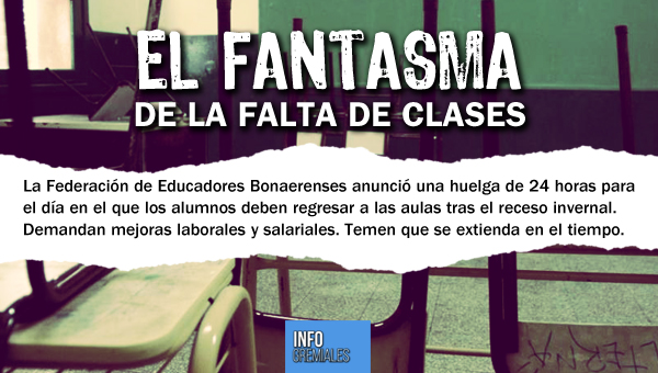 El fantasma de la falta de clases