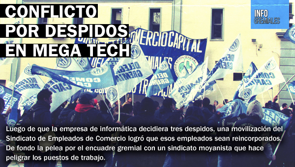 Conflicto por despidos en Mega Tech