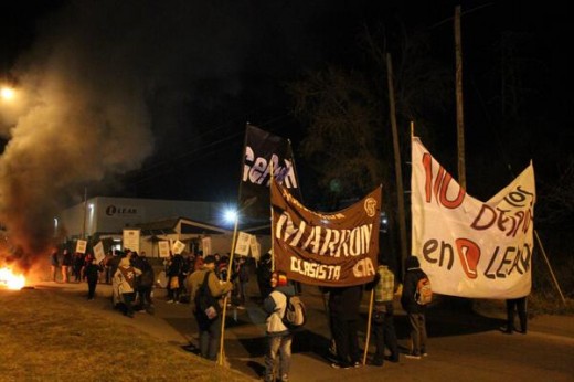 Despedidos de Lear lanzan jornada de lucha