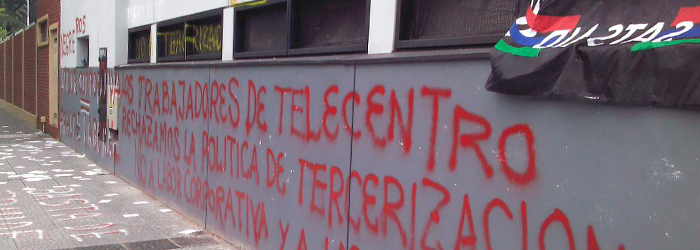 Trabajadores de Telecentro denuncian tercerización