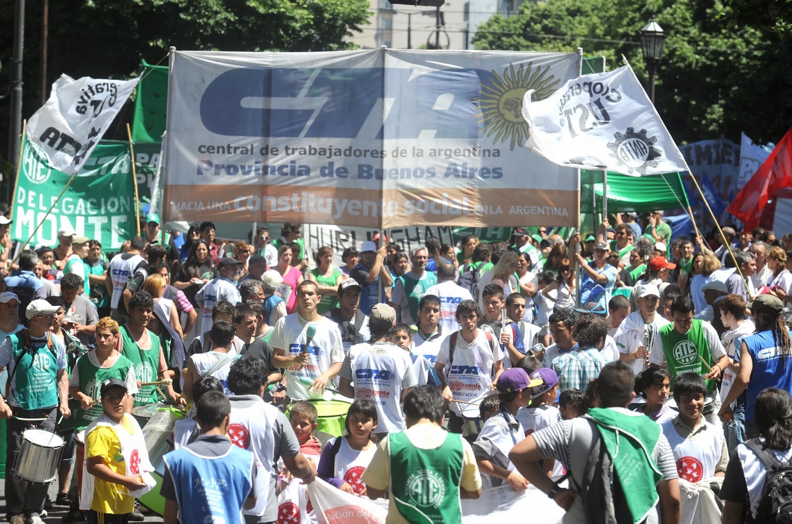 Jornada de lucha de la CTA Bonaerense