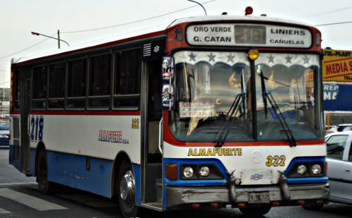 Paro en seis líneas de colectivos