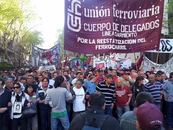 Pablo Moyano y Micheli acompañaron a Sobrero