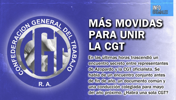 Más movidas para unir la CGT