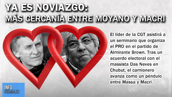 Ya es noviazgo: más cercanía entre Moyano y Macri