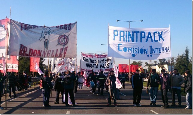 Despidieron a gráficos por apoyar protestas en Lear