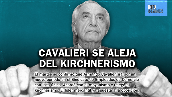 Cavalieri se aleja del kirchnerismo