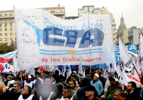 La CTA protesta contra el presupuesto de Scioli