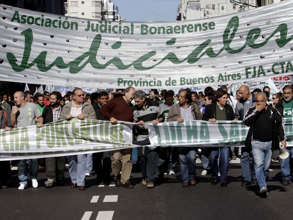 Lunes y martes paran los judiciales bonaerenses